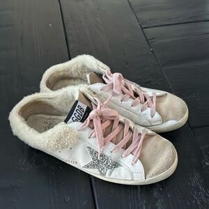 Golden Goose Sherpa lined backless sneakers